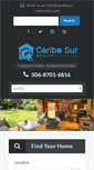 Mobile Screenshot of caribesur-realestate.com